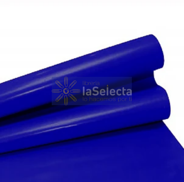 PAPEL LUSTRE BRILLANTE 55X77 CM AZUL IMPORTADO